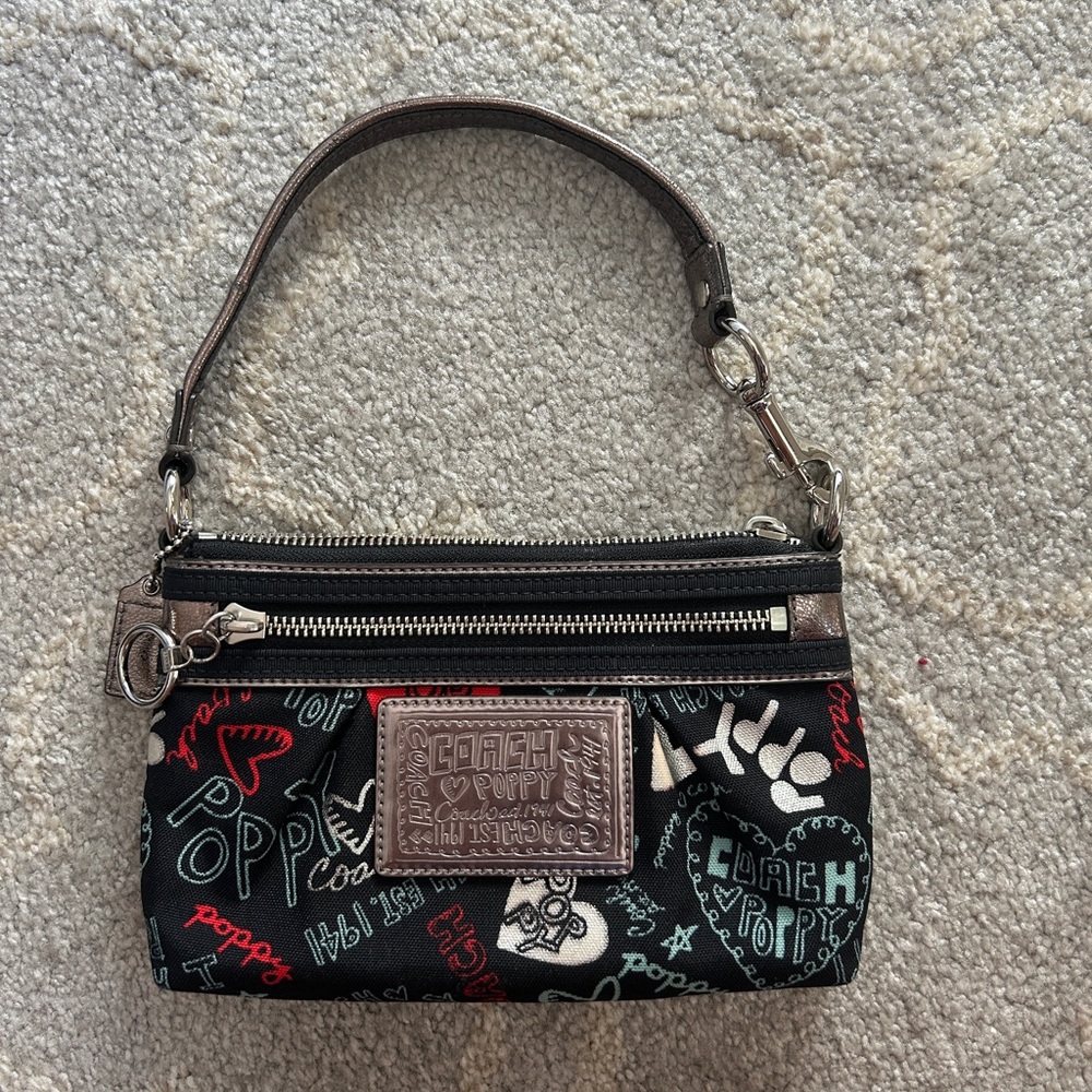 Coach Poppy Multicolor Wristlet